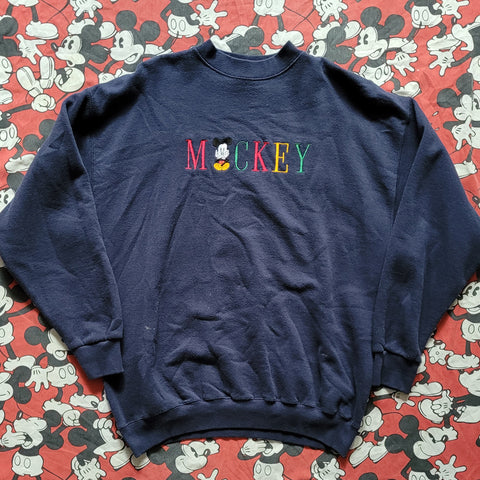 Vintage 1990's Navy Mickey Mouse Sweater
