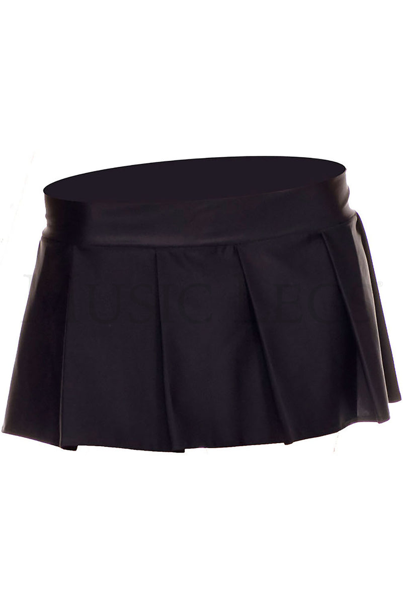Music Legs Black Micro Mini Pleated Skirt – Shopabernathys
