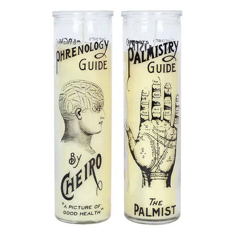 Something Different Phrenology and Palmistry Candles