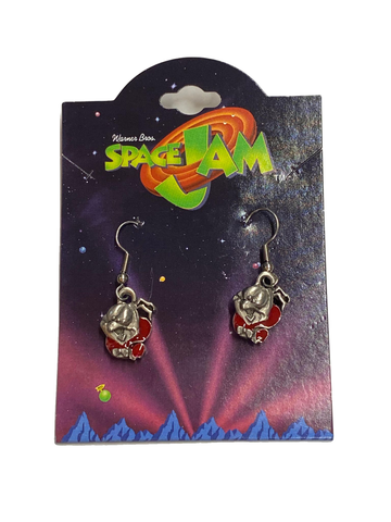 Vintage 1996 Warner Bros. Space Jam Nawt Earrings