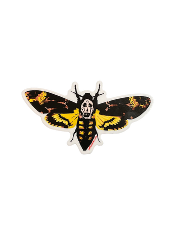 Jeff Lassier Death's Head Moth Sticker