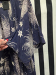 Vintage 60s Blue & White Japanese Kimono