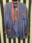 Vintage 50's Blue Dragon Robe