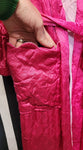 Vintage 1940's Pink Quilted Robe
