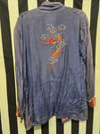 Vintage 50's Blue Dragon Robe