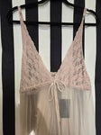 Vintage 1970s Sheer Nude Nightgown