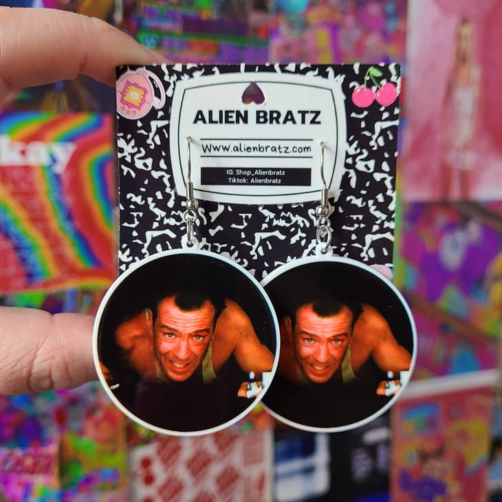 Alien Bratz John McClane Christmas Earrings – Shopabernathys