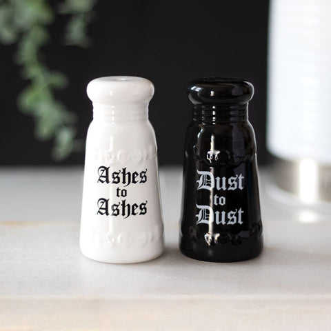 Something Different "Ashes and Dust" Salt and Pepper Shaker Set