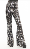 Smak Parlour Black & Silver Star Sequin Pants