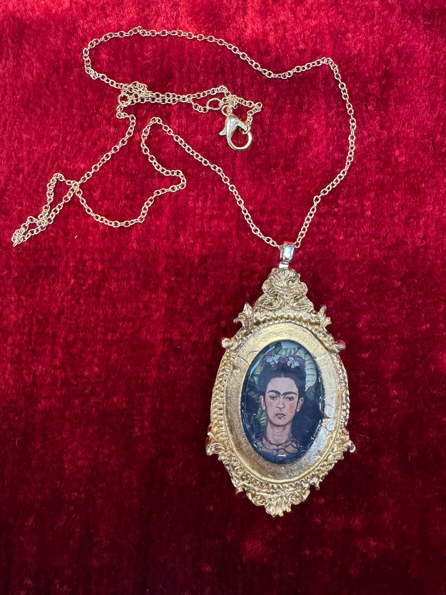 Abernathy's Werks of Art Necklace- Portrait with Thorn Necklace