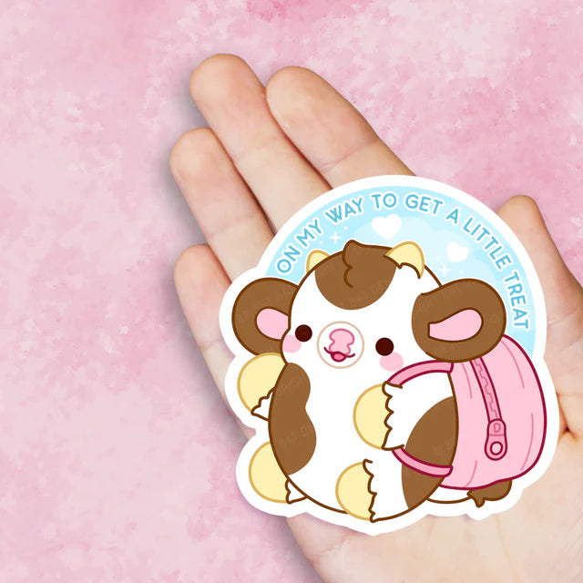 Bright Bat Design - On My Way Cow Nugget Vinyl Sticker – Shopabernathys