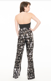 Smak Parlour Black & Silver Star Sequin Pants