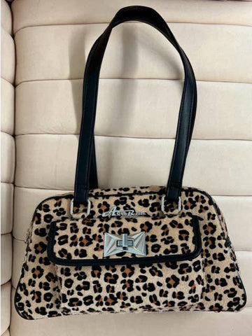 Astro Bettie - Galaxy Brown Leopard Handbag