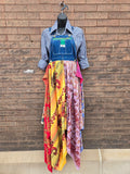 Unforgiven Size SM Overall Scarf Dress