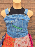 Unforgiven Size 4X Overall Scarf Dress