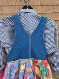 Unforgiven Size SM Overall Scarf Dress