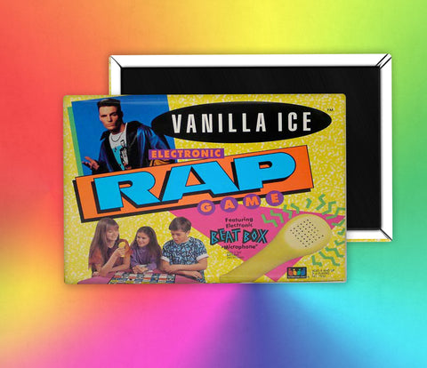 The Foxy Hipster Vanilla Ice Electronic Rap Game Magnet