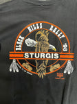 Black Radish- Vintage 3/4 Sleeved Henley 1998 Sturgis Black Hills