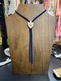 Vintage Pearl Arrowhead Bolo Tie
