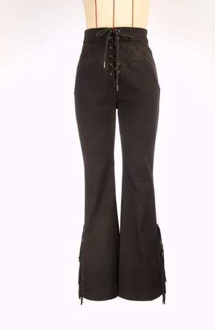 Rebel Love Rockin Rodeo Lace Up Chaps Style Pants