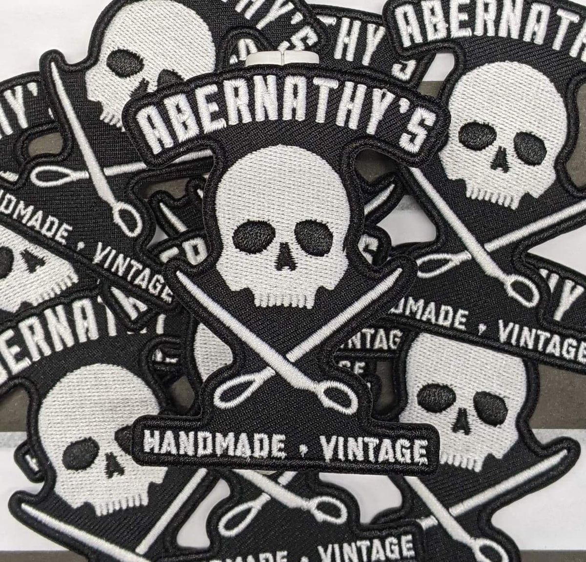 Abernathy's Skull and Scissors Patch – Shopabernathys