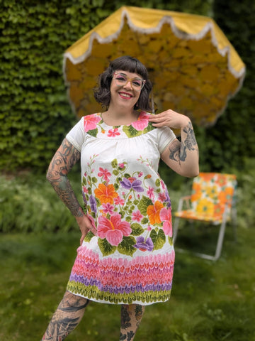 Vintage 60s white Ui-maikai dress