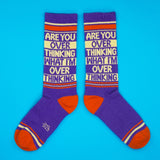 Gumball Poodle " Are You Overthinking" Gym Socks