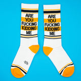 Gumball Poodle " Are You Kidding Me" Gym Socks