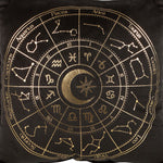 Square Astrology Wheel Cushion