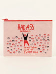 Blue Q "Bad A** Woman Who Takes Care Of Everyone" Zipper Pouch