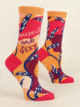 Blue Q Anxious and Sexy Women's Crew Socks