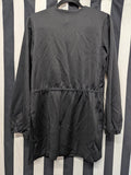 Vintage Volup 60s Black Long Sleeve Mini Dress with Belt
