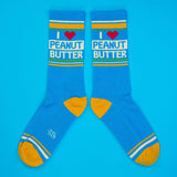 Gumball Poodle " I Love Peanut Butter" Gym Socks