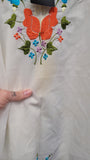 Vintage 1970's Floral Embroidered Top
