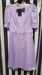 Vintage 1960's Pastel Purple Square Dancing Dress Size MD