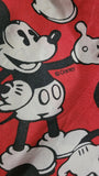 Vintage 1980's Twin Size Fitted Mickey Mouse Sheet