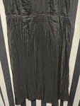 Vintage Volup black sheer pleated dress