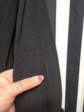 Vintage 40s Volup Black and Pink Dress