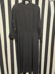 Vintage 40s Volup Black and Pink Dress