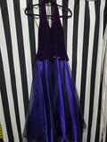 Vintage 90s Purple Velvet Gown