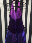 Vintage 90s Purple Velvet Gown