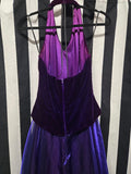 Vintage 90s Purple Velvet Gown