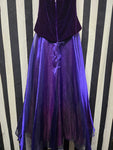 Vintage 90s Purple Velvet Gown