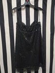 Vintage Y2K Black Sequin Express Dress