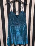 Stitches Be Crazy Blue Sparkle Dress