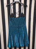 Stitches Be Crazy Blue Sparkle Dress