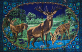Vintage Elk Tapestry