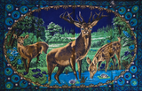 Vintage Elk Tapestry