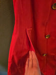 Vintage Orange Button Dress