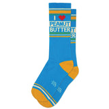Gumball Poodle " I Love Peanut Butter" Gym Socks